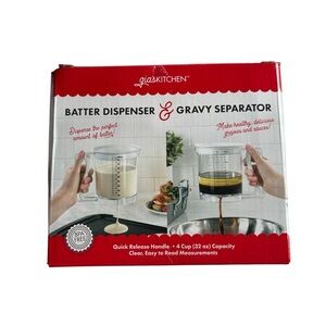 Clear Batter Dispenser & Gravy Separator